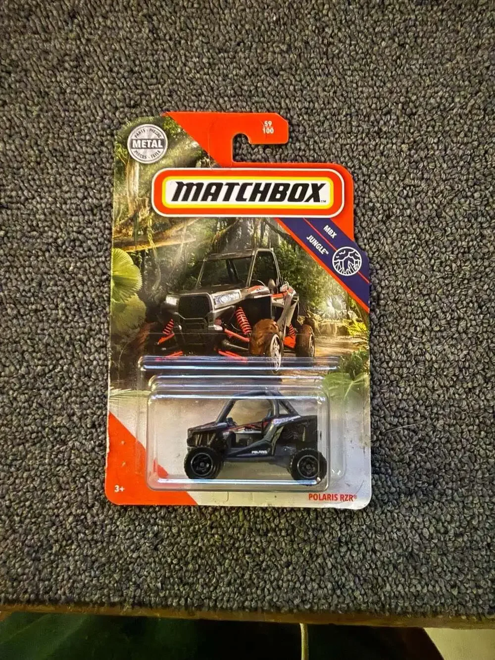 Matchbox Polaris RZR MBX Jungle 59/100 Diecast Toy Car